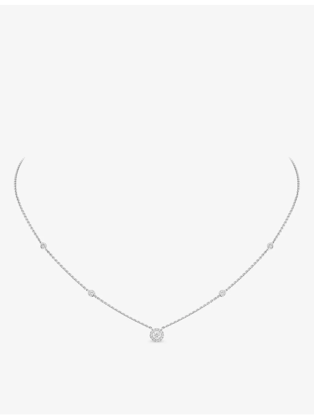 Joy XS 0.19ct Diamond Gold Necklace - 1