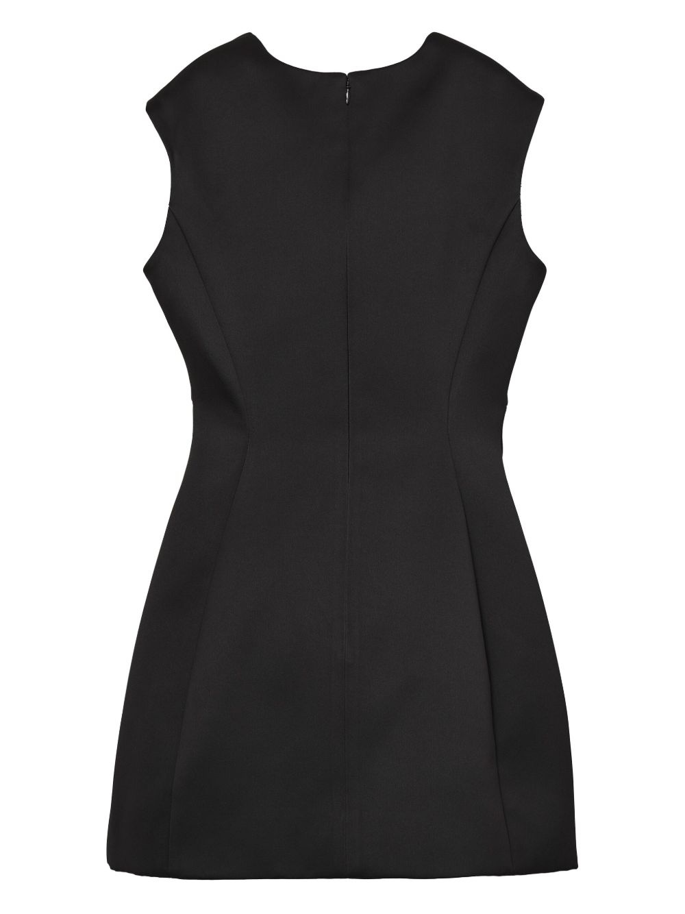 satin-finish mini dress - 6