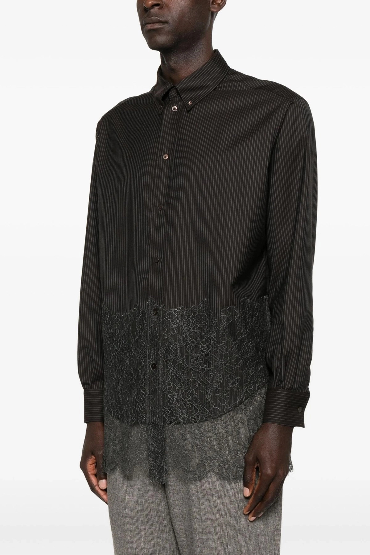 Wool and lace shirt - 2