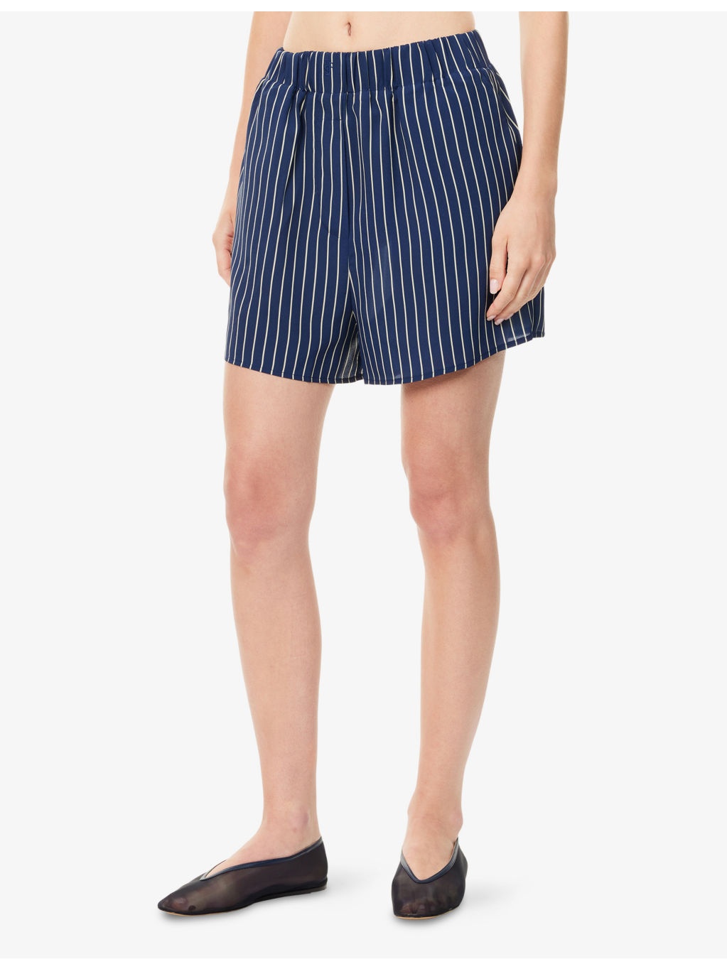 Lui Striped Woven Shorts - 3