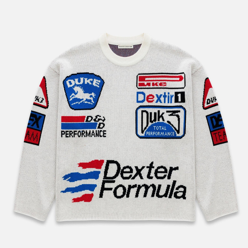 DR Sponsors Off-White Knitted Sweatshirt 1