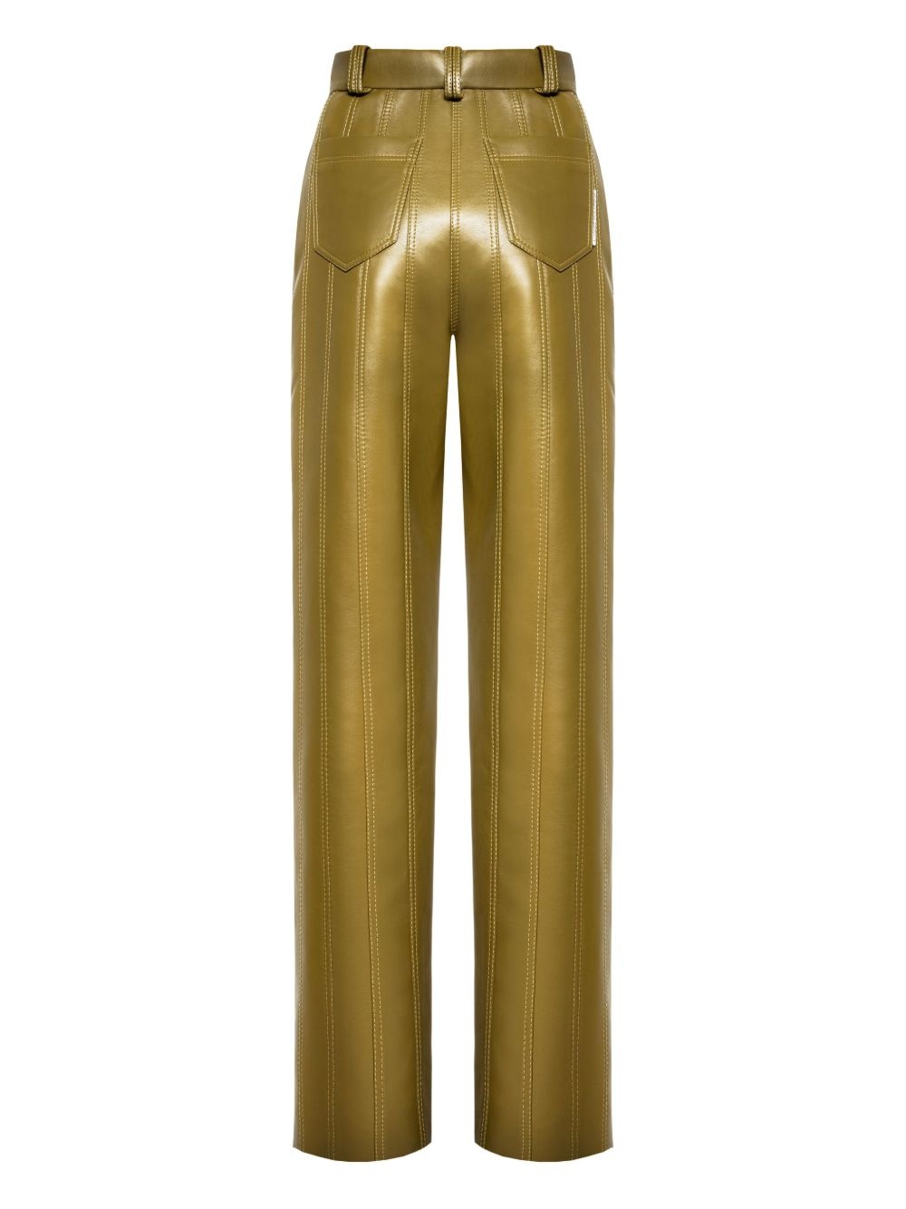 faux-leather trousers - 5