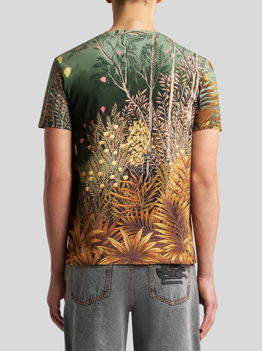 PRINTED COTTON T-SHIRT - 4