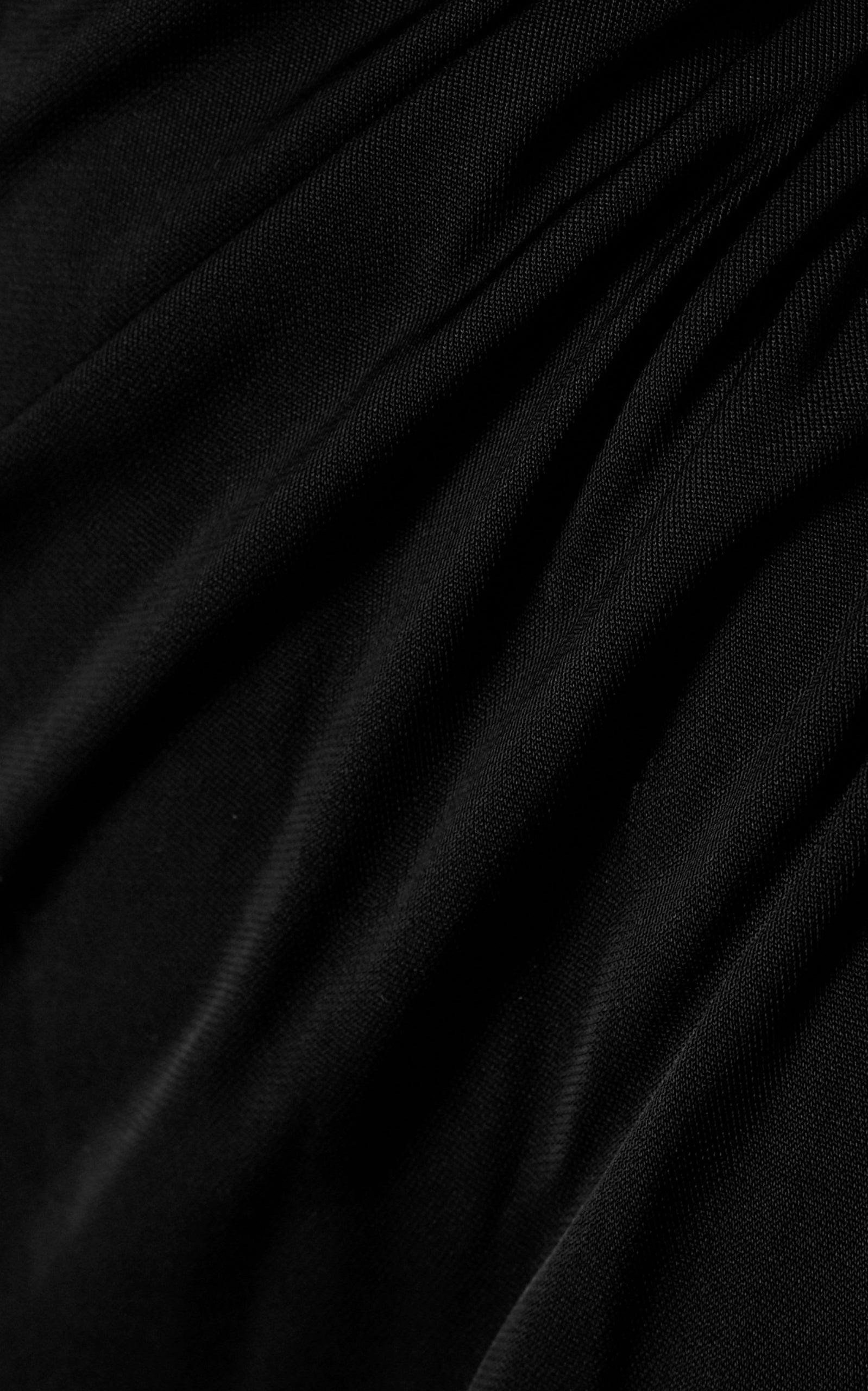 Cape-effect Draped Stretch Jersey Gown - 6