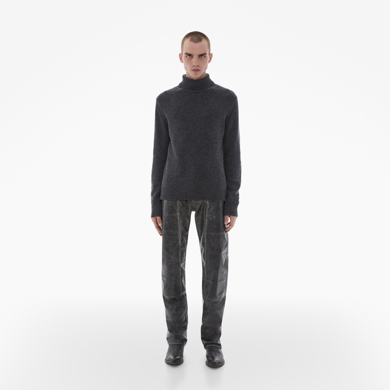 Helmut Lang MERINO WOOL CREWNECK SWEATER outlook