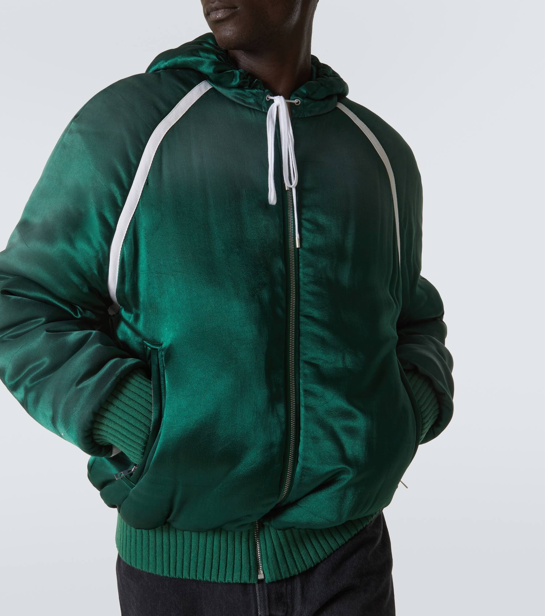 Satin tracksuit jacket - 5