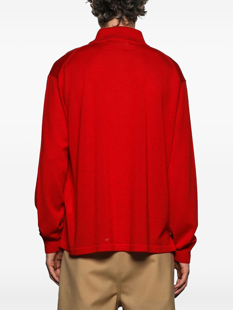 logo-embroidered polo shirt 5