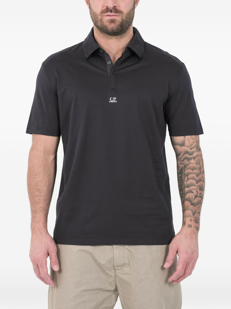 buttoned polo shirt 1