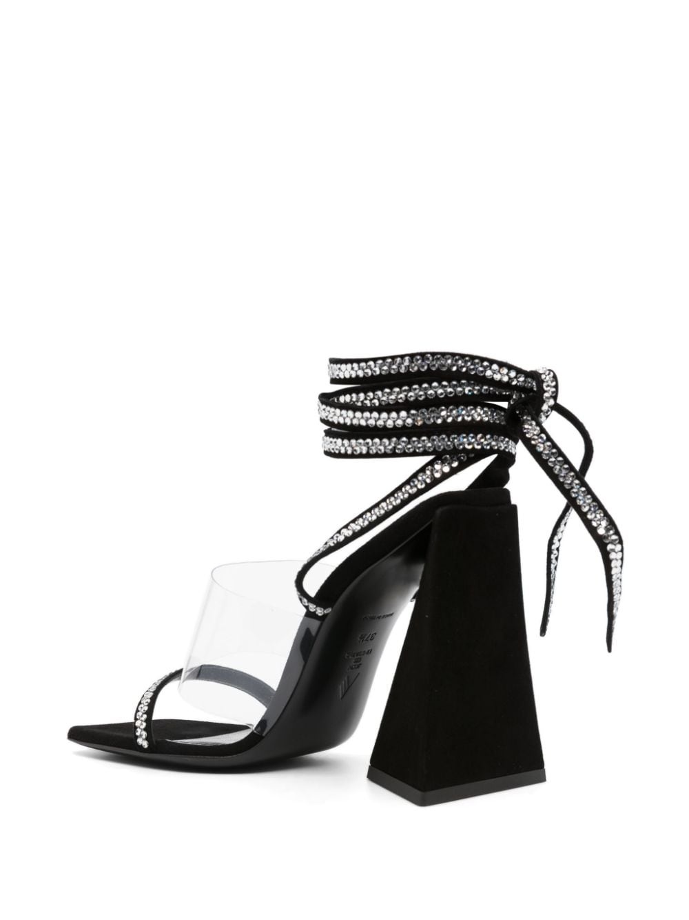 Isa 115mm embellished leather sandals - 3
