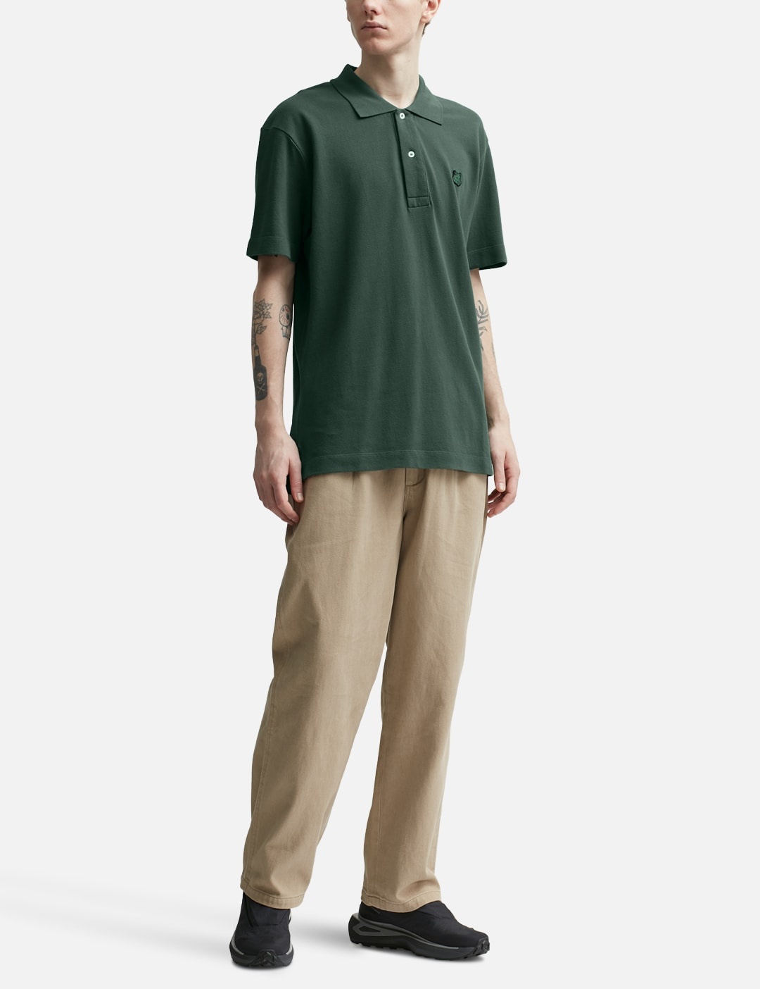 Lookbook - Maison Kitsuné BOLD FOX HEAD PATCH COMFORT POLO SHIRT