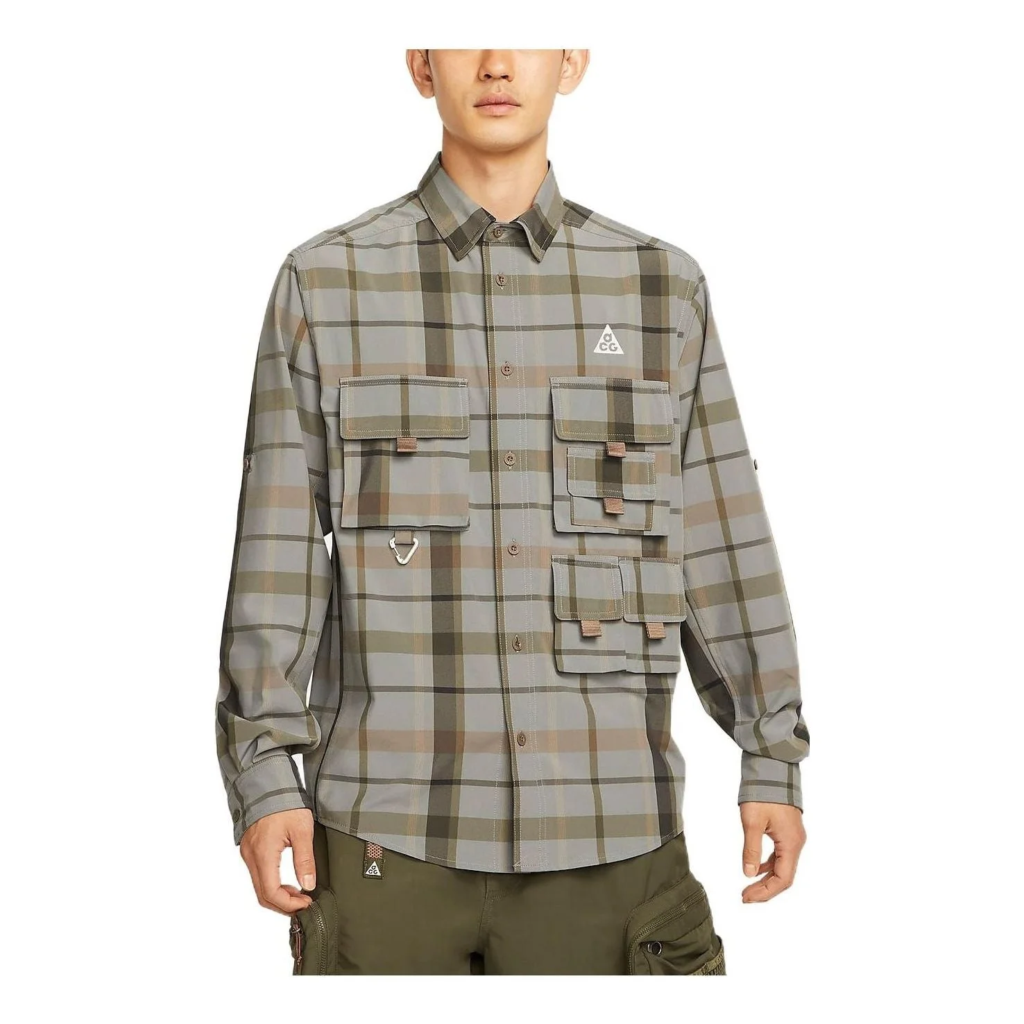 Nike ACG NRG Shirt 'Checkered Grey' DO9326-084 - 1