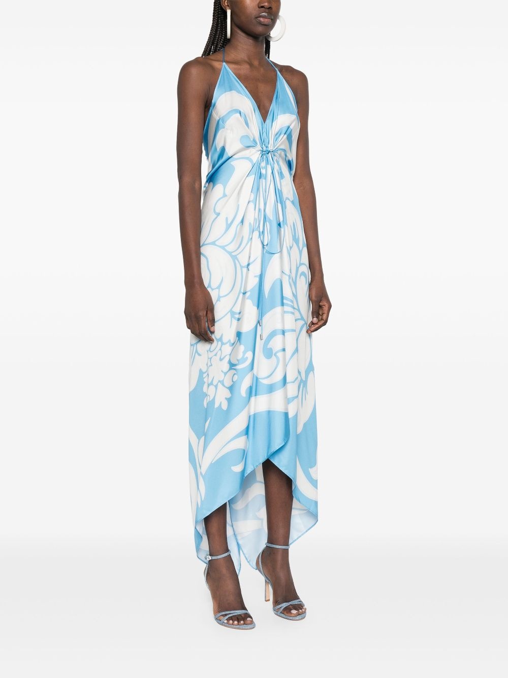 graphic-print dress - 3
