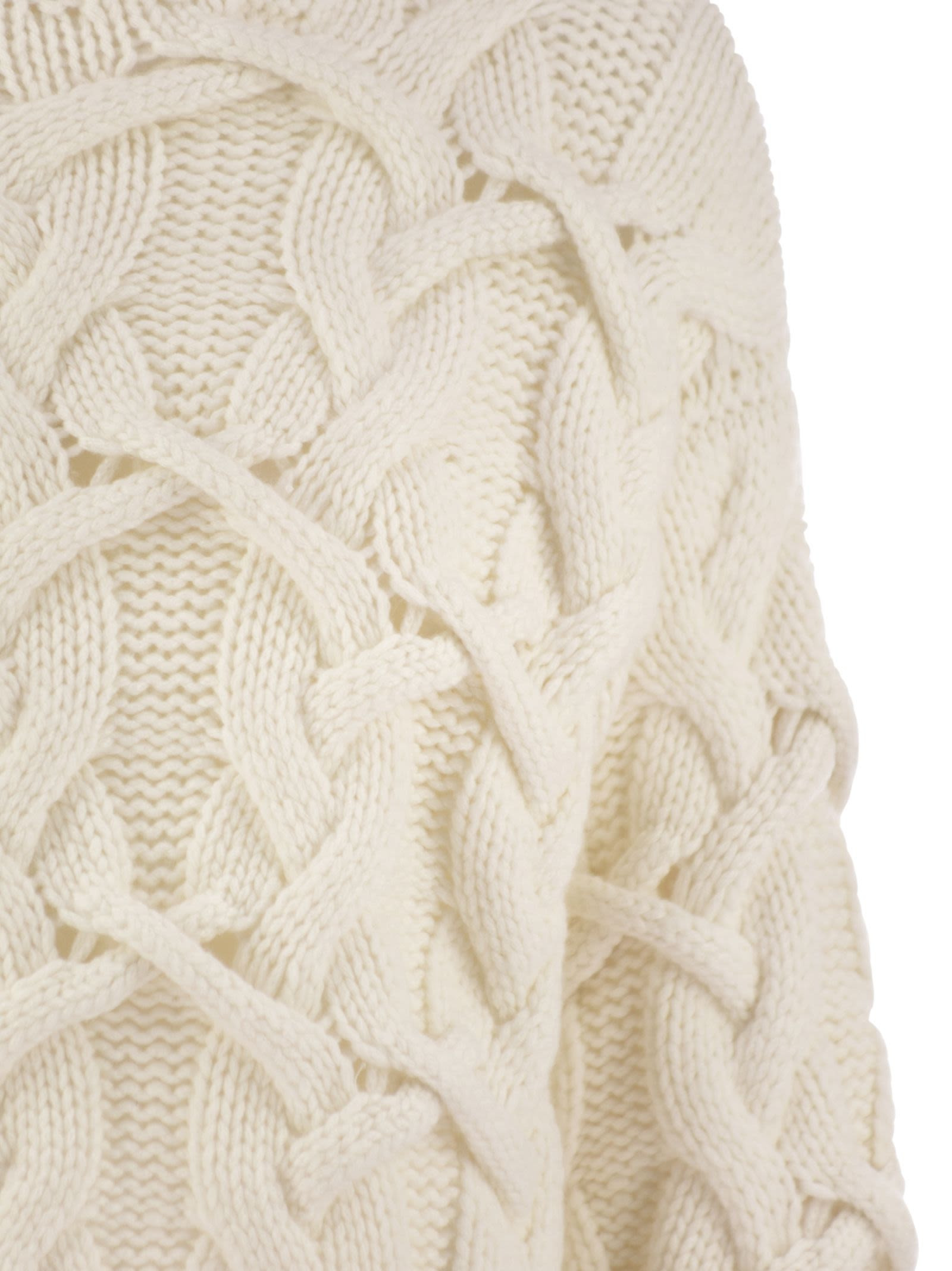 Brunello Cucinelli Women Braided High-Necked Cashmere Sweater - 4