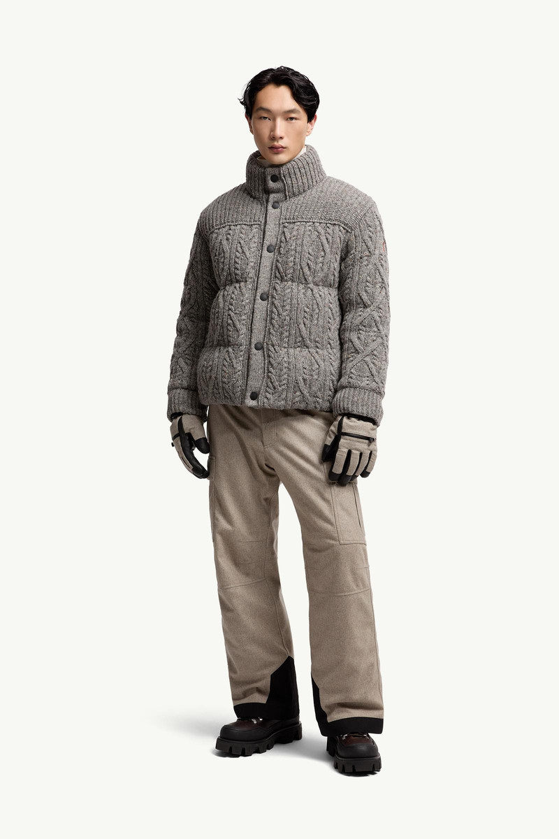 Moncler Grenoble Ellesmere Wool Tweed Short Down Jacket outlook