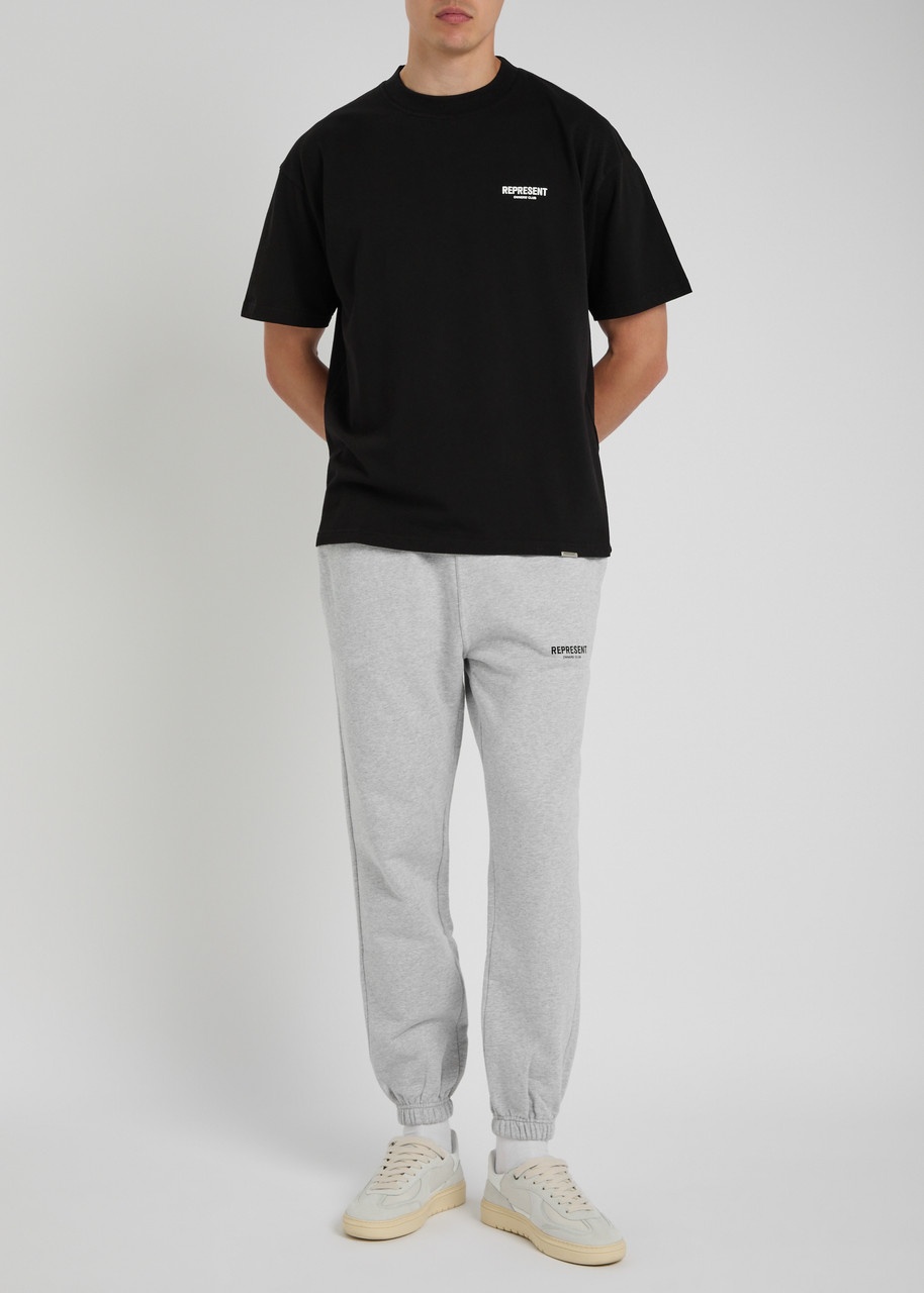 Represent Owners Club Logo-print Cotton Sweatpants - 4