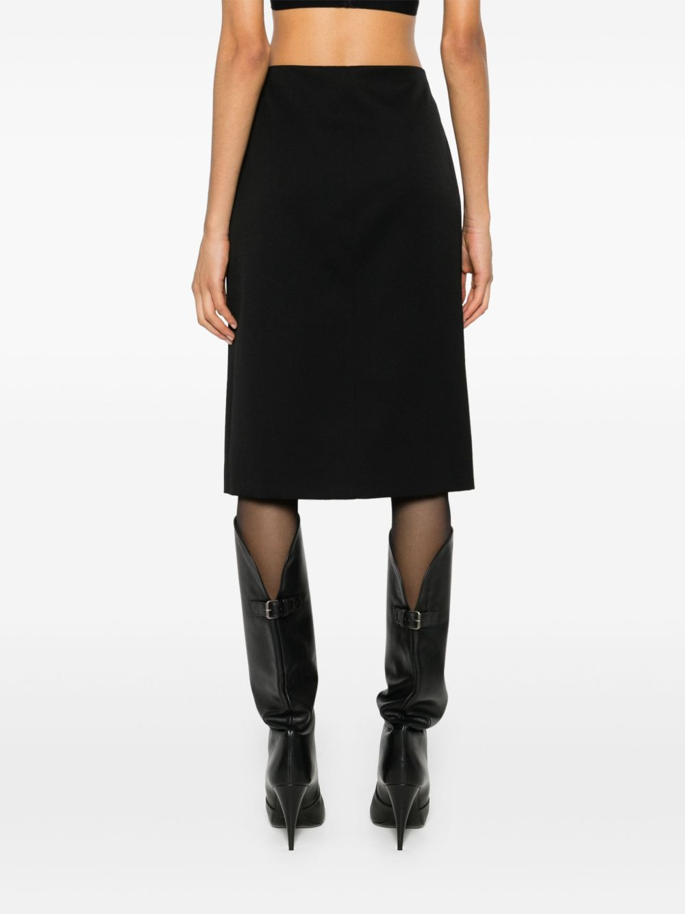 logo-button wrap skirt - 4