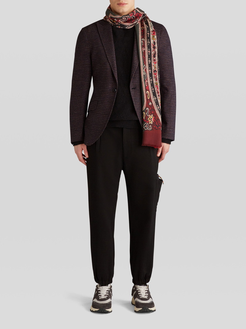 Etro WOOL AND SILK PAISLEY SCARF outlook