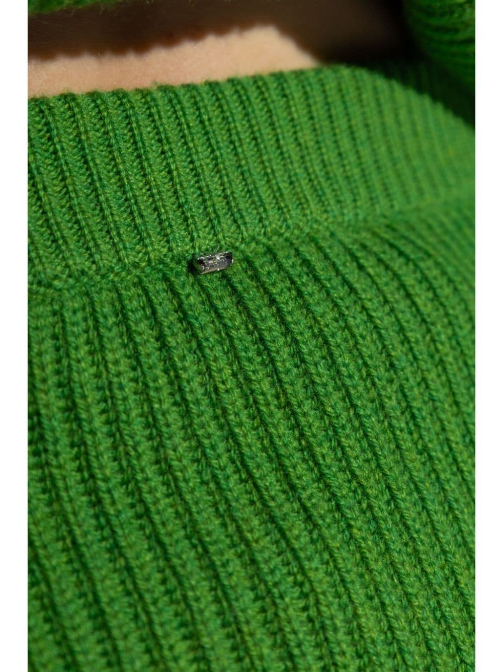ribbed-knit mini skirt - 5