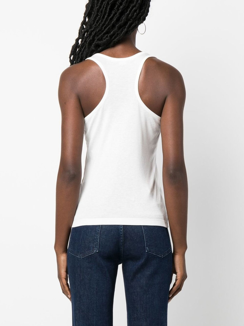 logo-print racerback top 4
