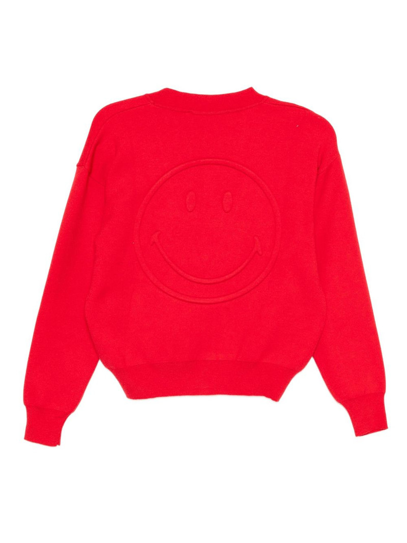 Joshua Sanders smile-embroidered cardigan outlook