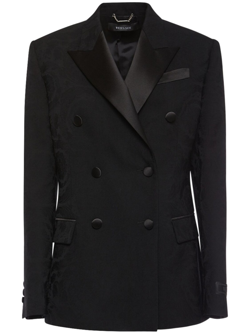 Tailored Blazer Dress with Reversible Corset - Black