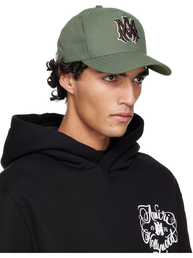 AMIRI Khaki MA Outline Canvas Cap outlook