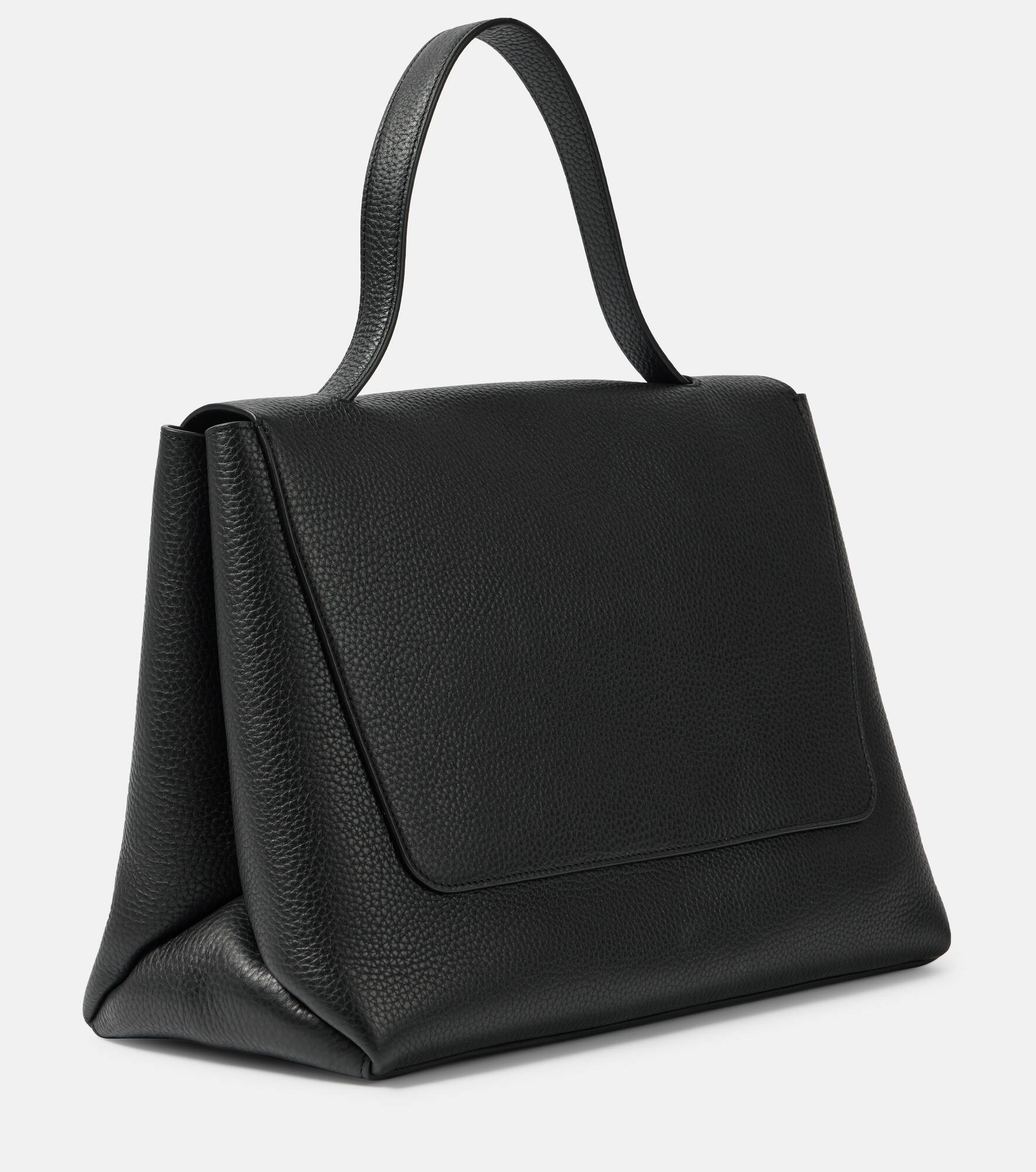 Lia Large leather tote bag - 4