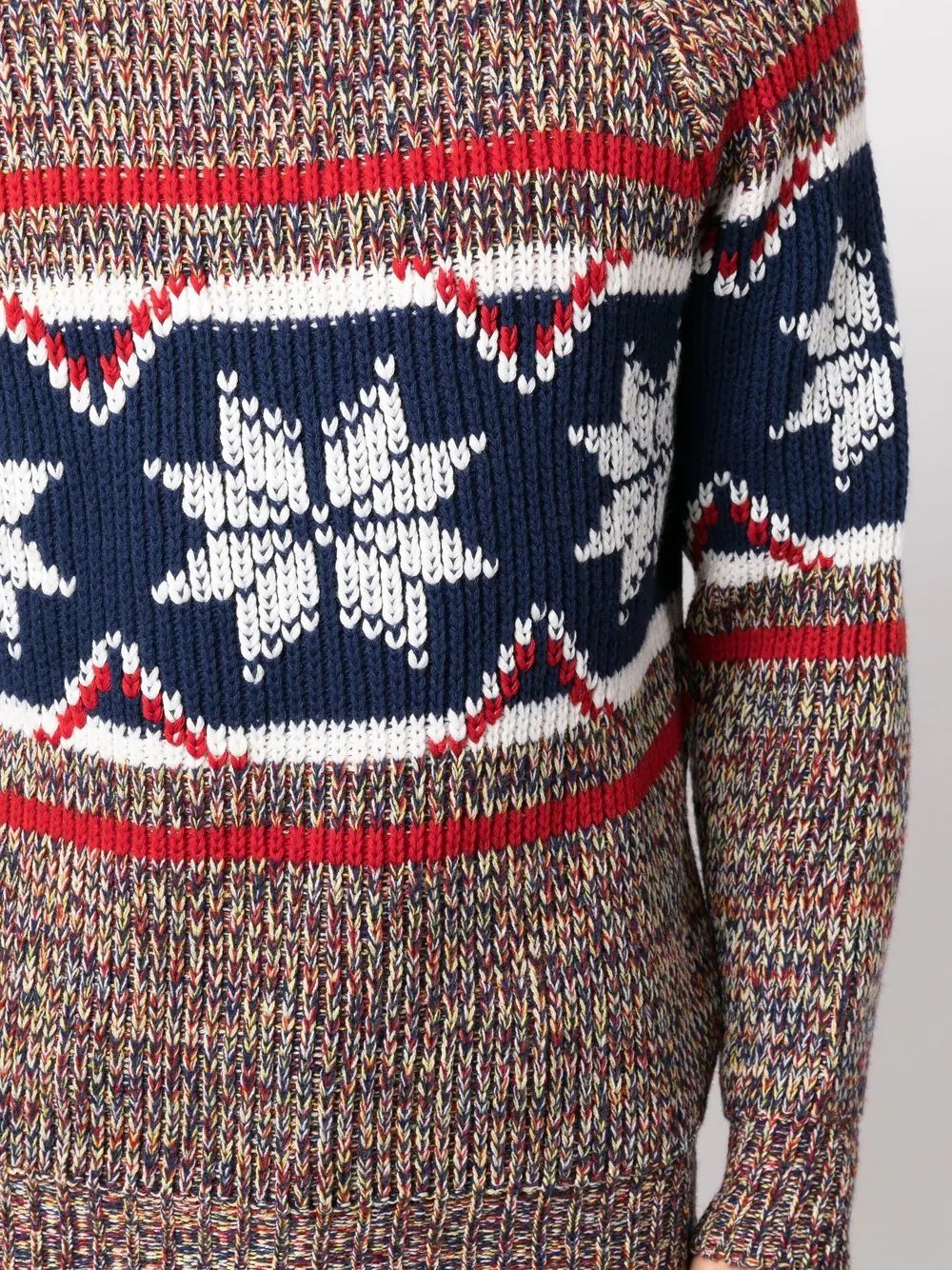 fairisle roll-neck jumper - 5