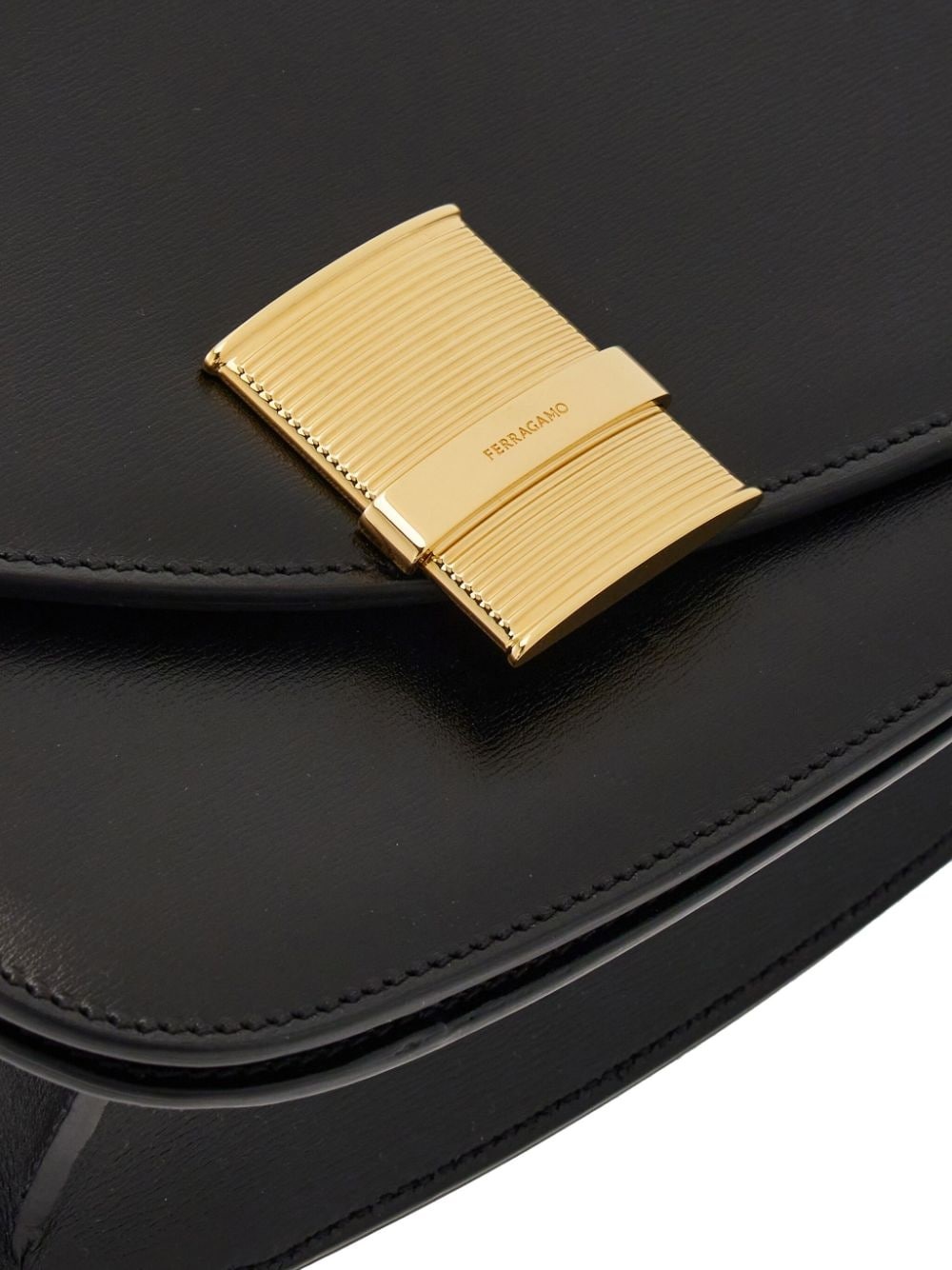 small Asymmetric leather crossbody bag - 5