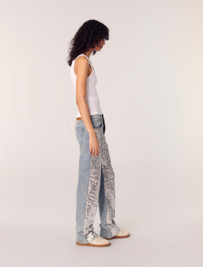 Sequinned jeans 3