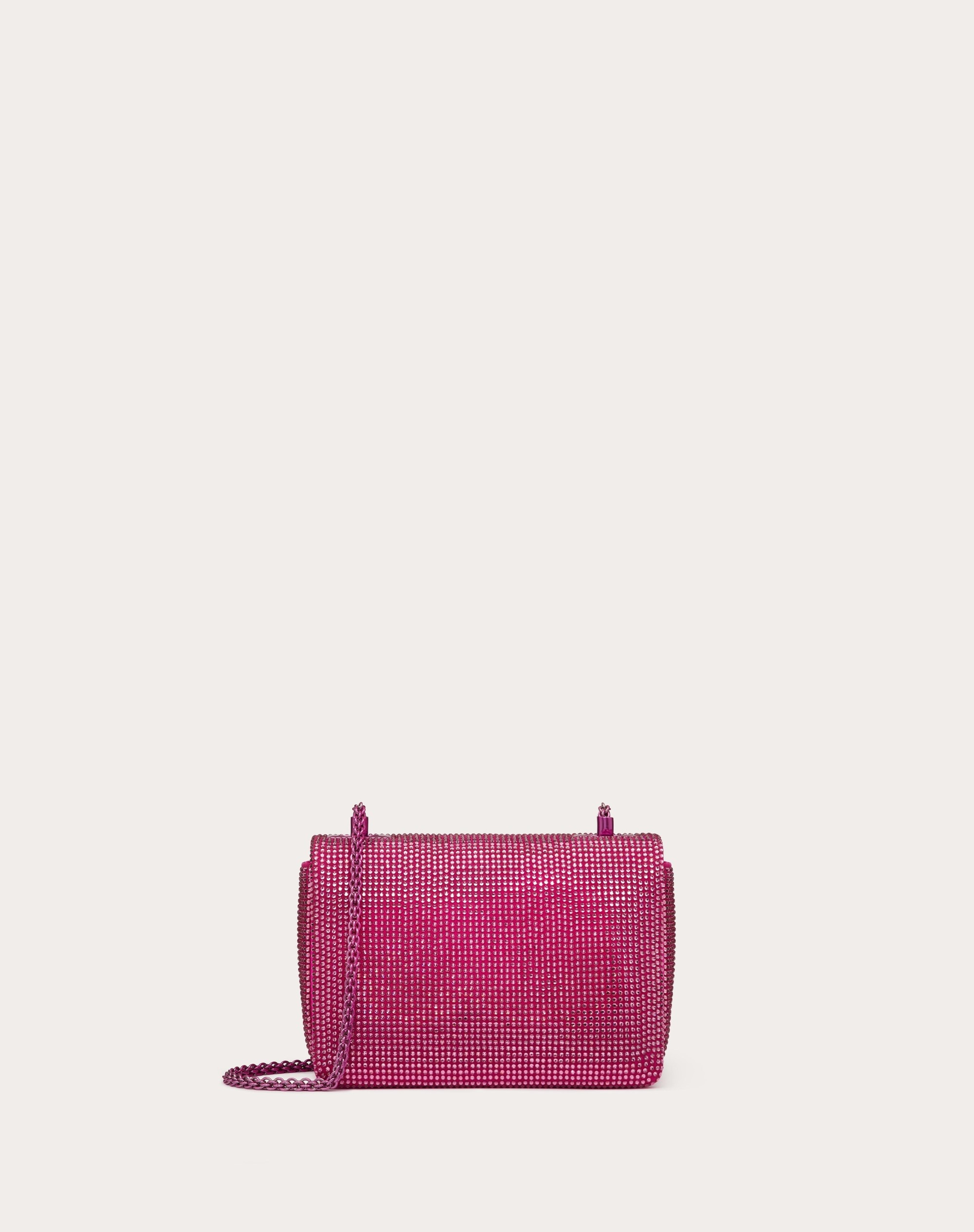 ONE STUD SMALL BAG WITH CHAIN AND RHINESTONE EMBROIDERY - 3