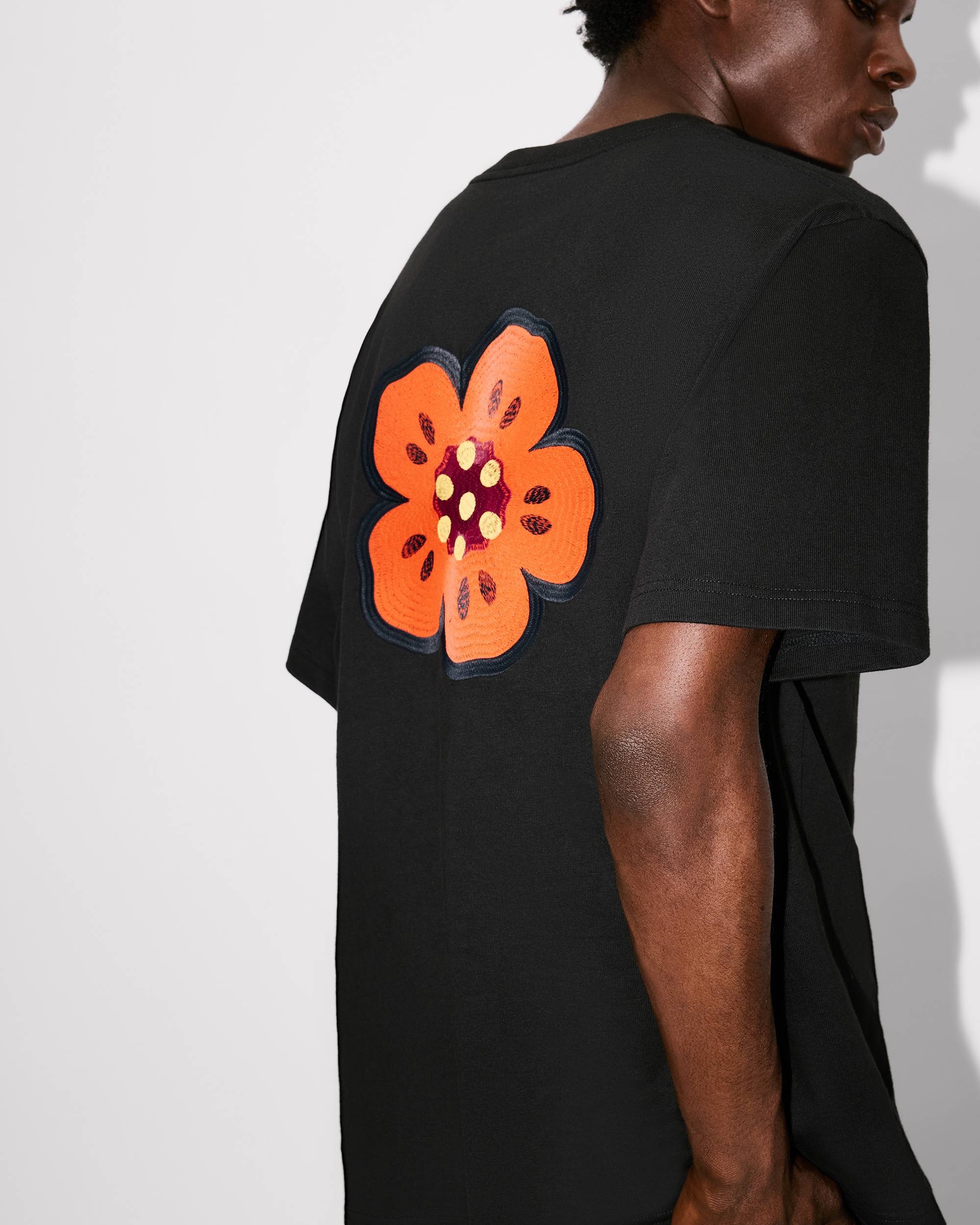 ◆KENZO◆ RELAX T-SHIRT WITH BOKE FLOWER EMBROIDERY Boke Flower' embroidered T-shirt KENZO Nero | Grifo210