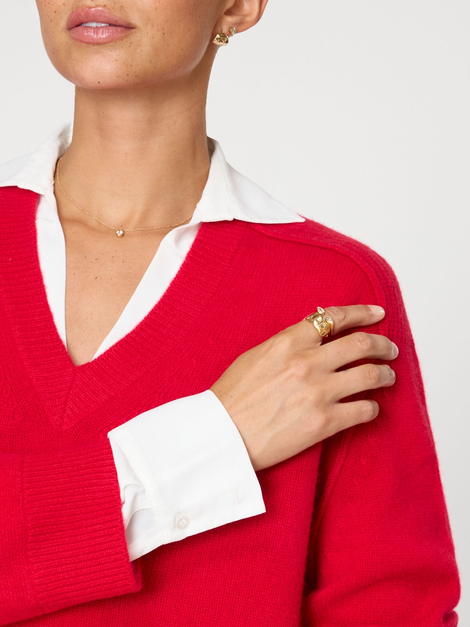 The Looker Layered V-Neck - 7