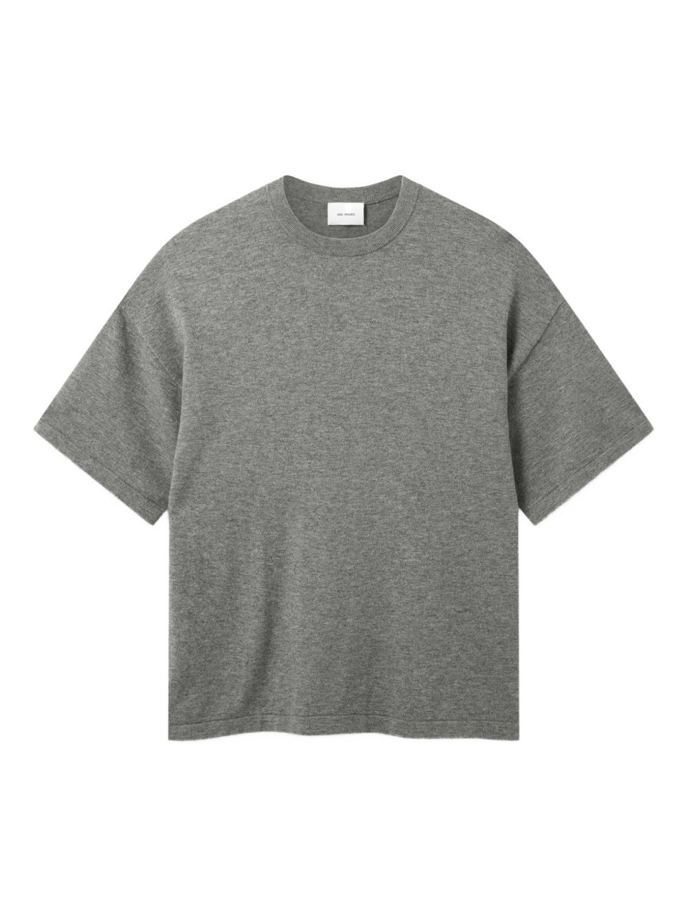 Distort knitted back-logo T-shirt - 1