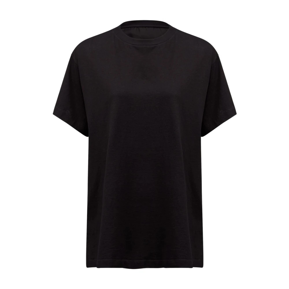 MM6 Maison Margiela WOMEN'S T-SHIRTS & POLOS IN BLACK