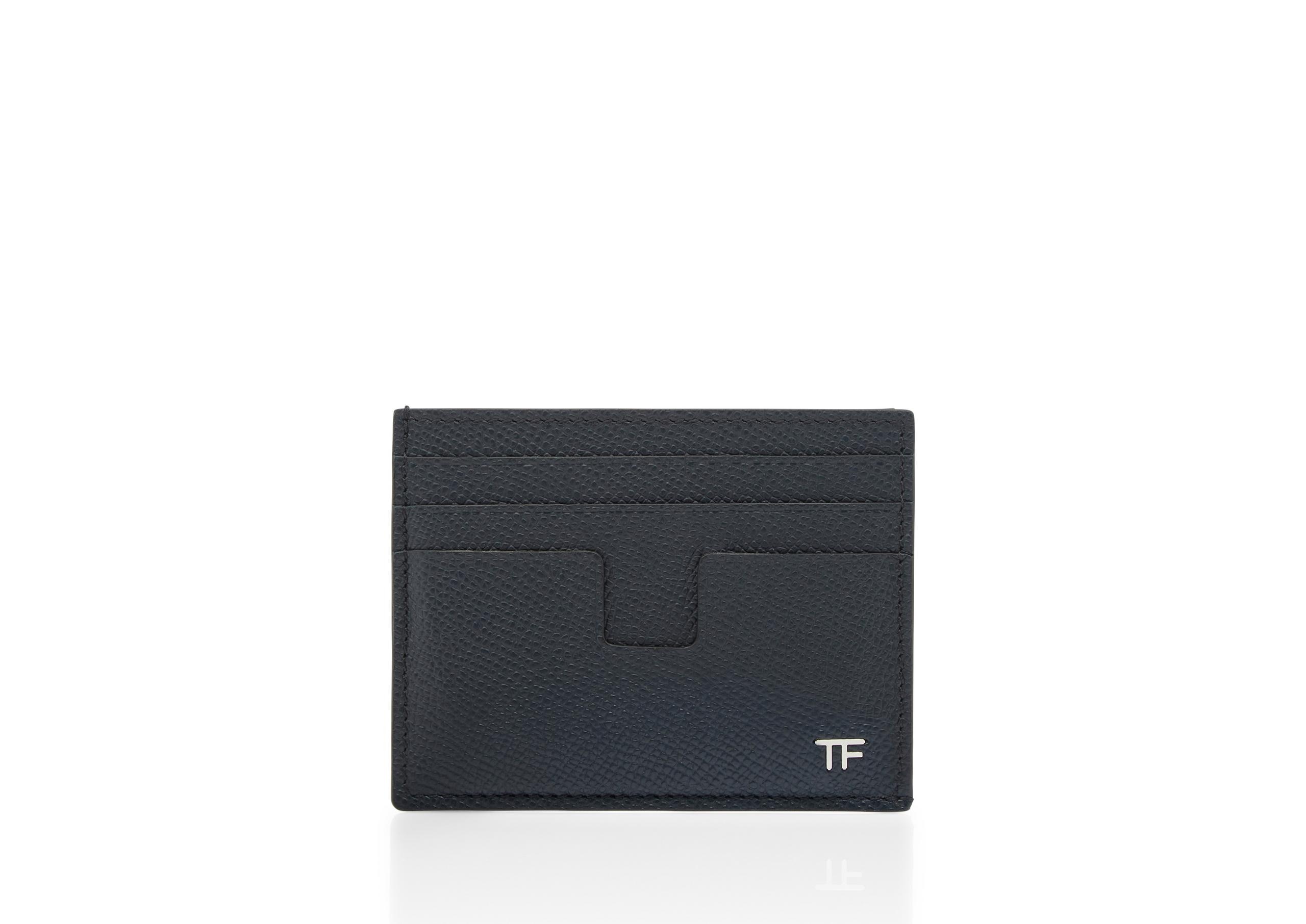 SMALL GRAIN LEATHER CARDHOLDER - 1