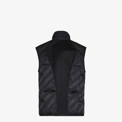 FENDI Black nylon vest outlook