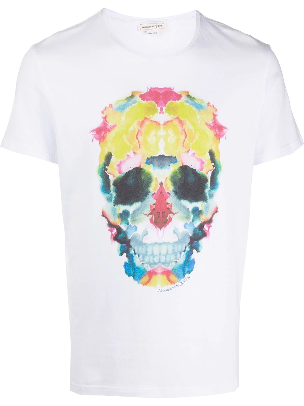 skull print T-shirt - 1