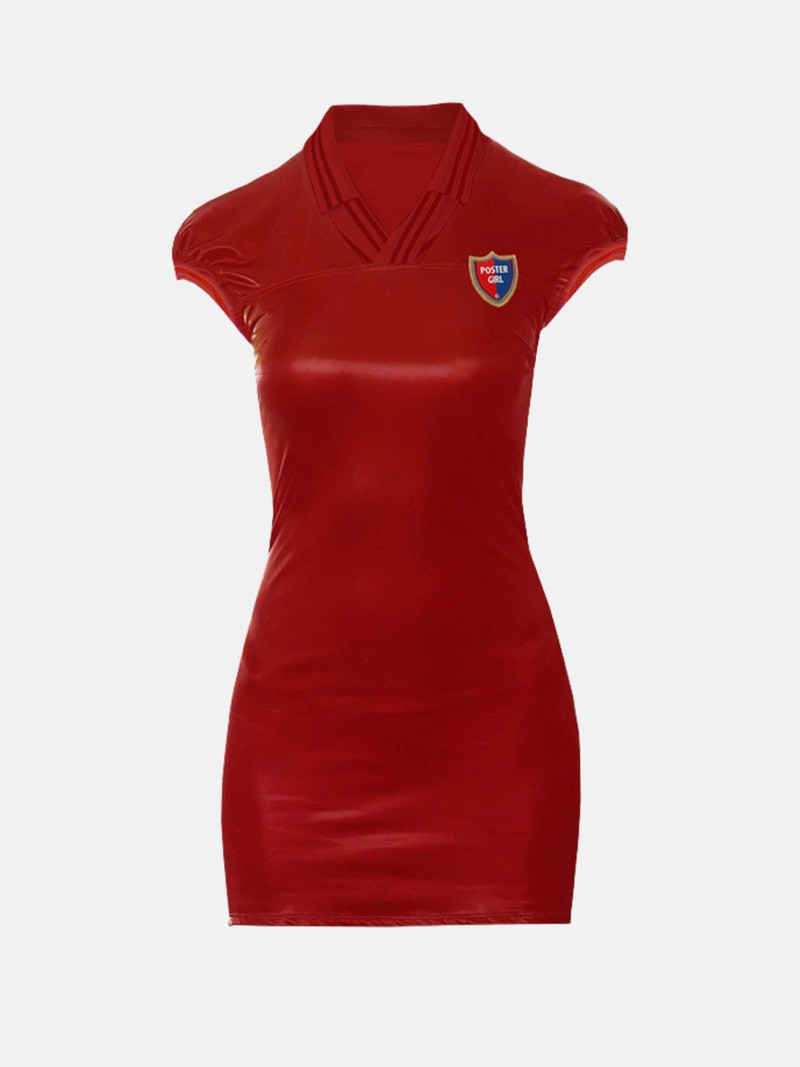 AUTOGRAPH MINI DRESS RED 1