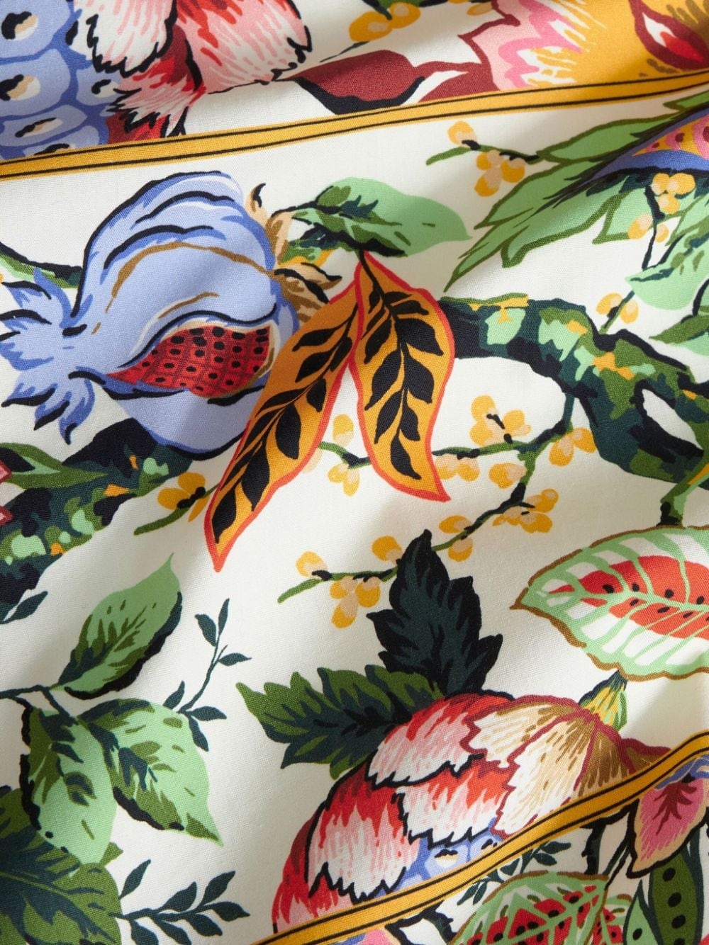 floral-print cotton shirt - 6