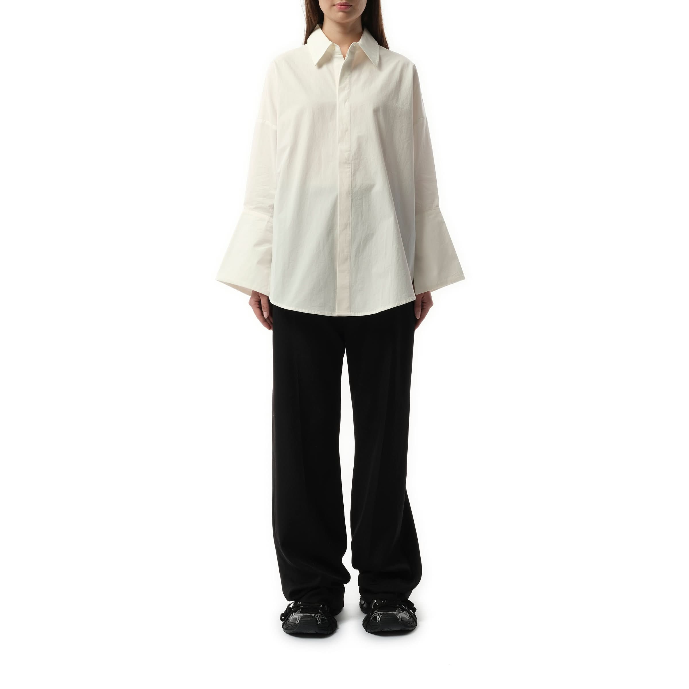 Oversized Shirt in White - 4