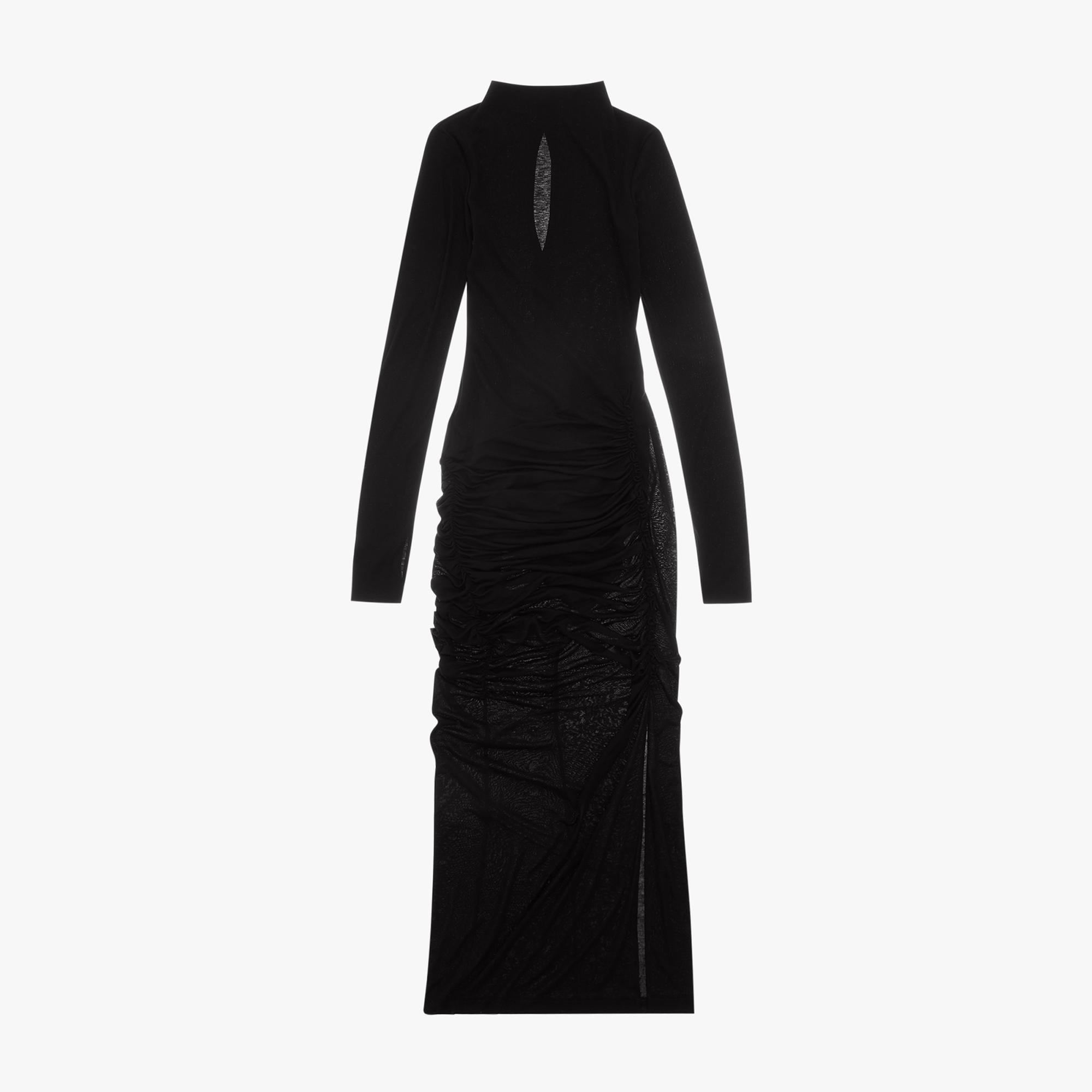 RIBBED COMBO MAXI DRESS - 1