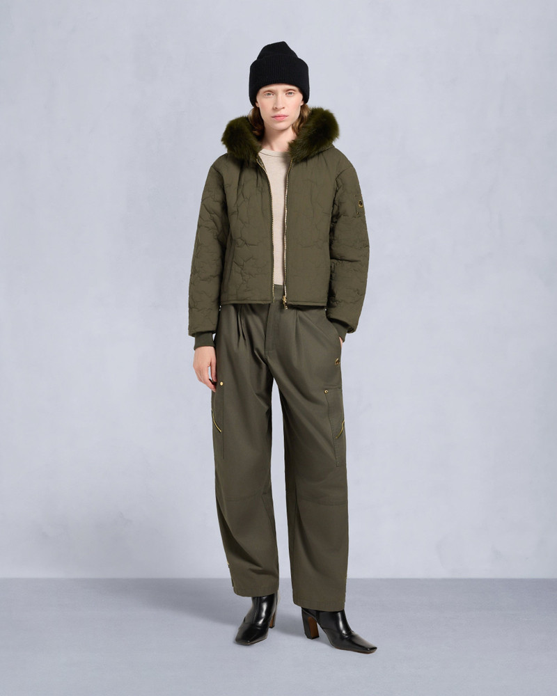 GOLD SERIES LOGAN SHEARLING TRIM BOMBER JACKET 8