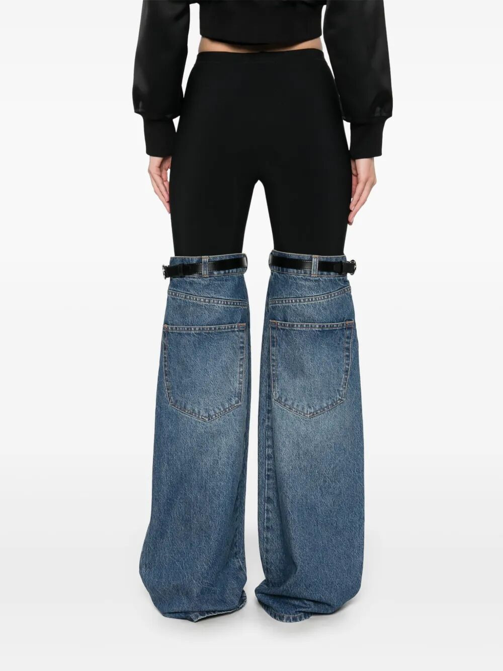 Coperni Women Hybrid Denim Trousers - 2