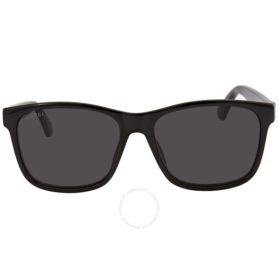 Gucci Grey Rectangular Men's Sunglasses GG0746S 001 57 - 1