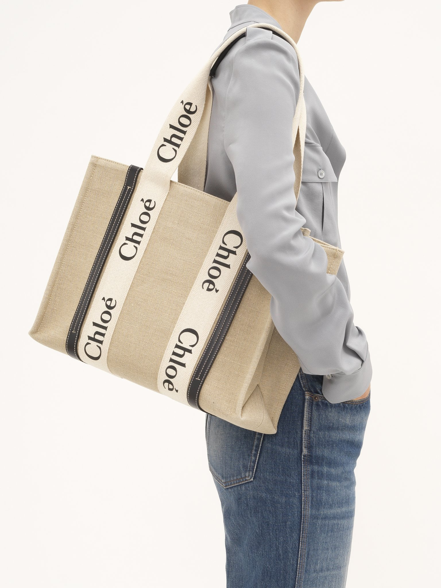 MEDIUM WOODY TOTE BAG - 8