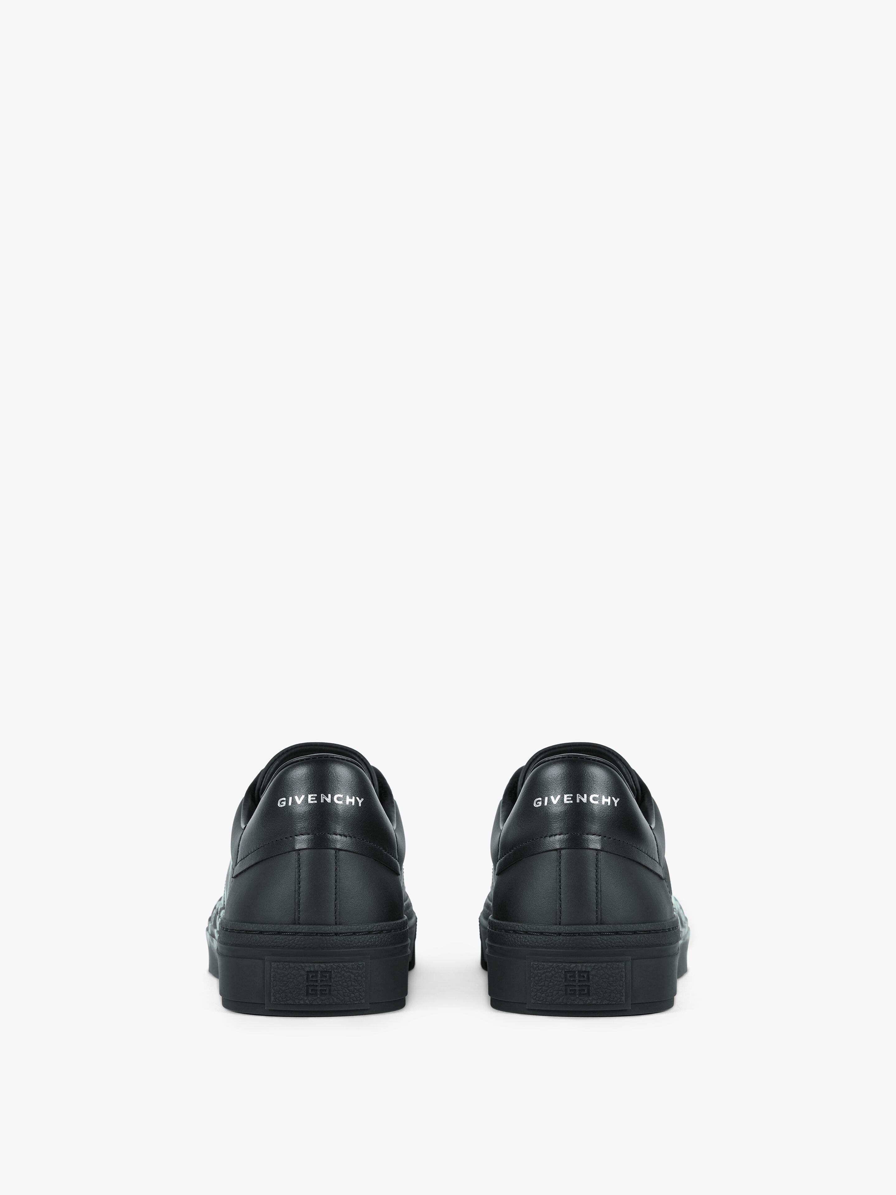 CITY SPORT SNEAKERS IN LEATHER WITH GIVENCHY INFINITY PRINT - 6