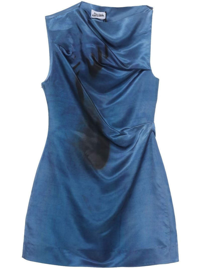 Hand-print mini dress 1
