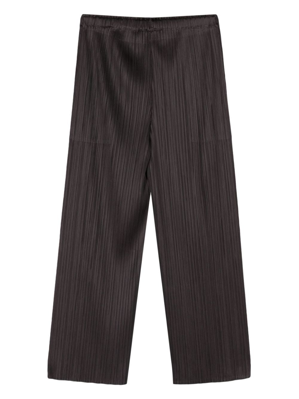 Pleated cropped trousers - 2