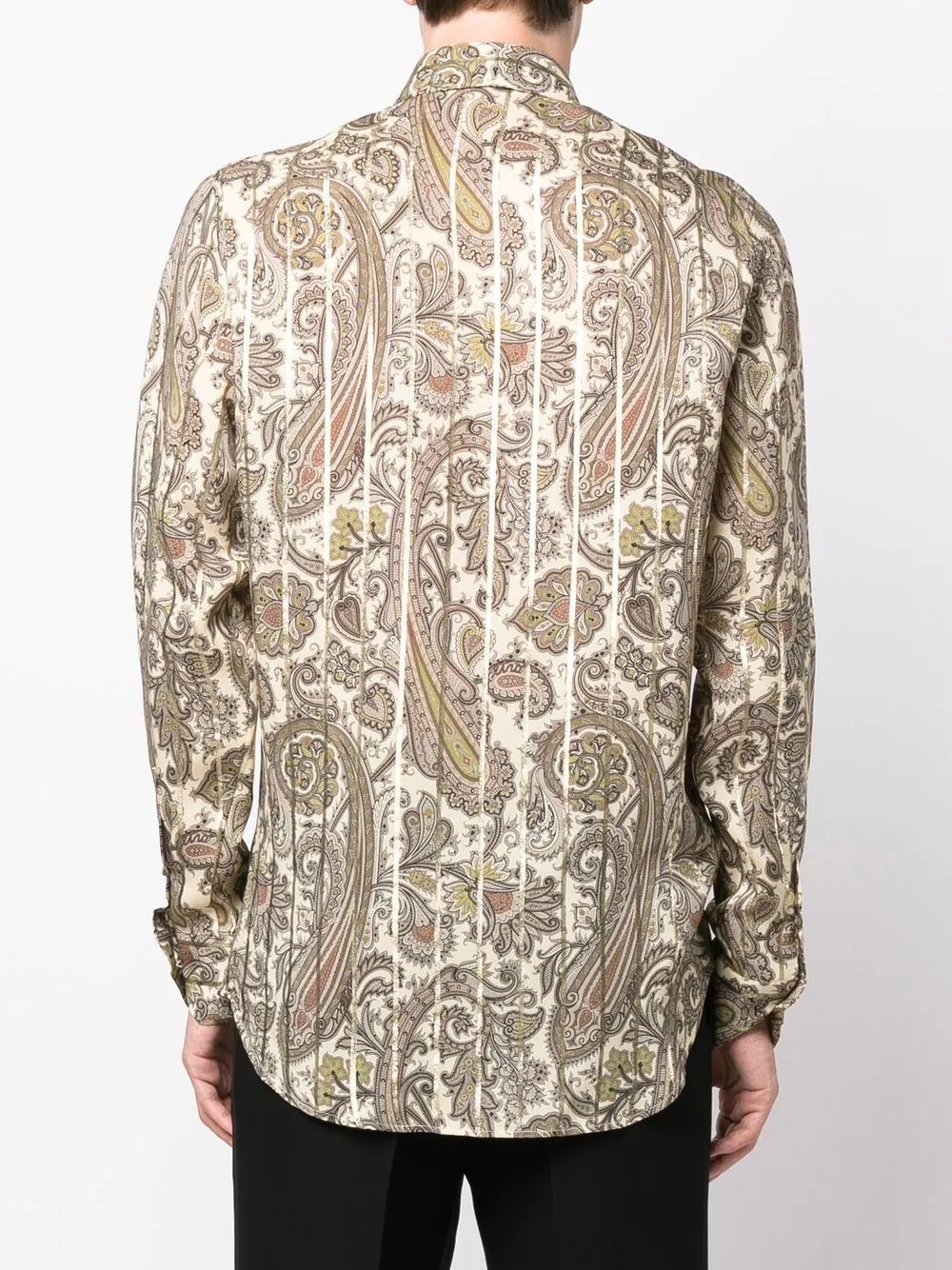 paisley-print long-sleeve shirt - 4